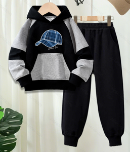 Chất Lượng Cao Biểu Tượng Tùy Chỉnh Hai-Mảnh Thiết Lập Với Spliced Ribbon Túi Thể Thao Áo Màu Xám Chạy Bộ Quần Thể Thao Cho Chạy - Product Image 1