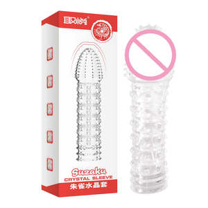 2025 China Günstige New Enlarger Penis Silicon Wieder verwendbares Drachen kondom mit gepunkteten Rippen - Product Image 5