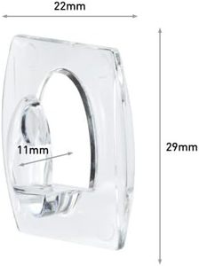 3M <strong>Command</strong> Clear Mini <strong>Hooks</strong> Damage-Free Hanging <strong>Hook</strong> Adhesive Plastic <strong>Hooks</strong> clear with clear <strong>command</strong> Strips - Product Image 2