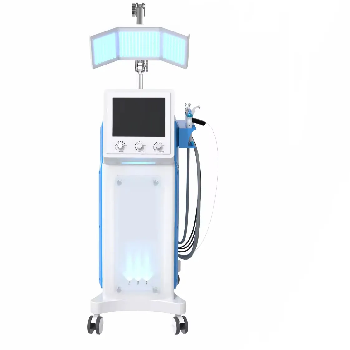 Sıcak satış PDT ışık tedavisi Hydra güzellik yüz oksijen yüz derin temizleme makinesi için su jeti Peel