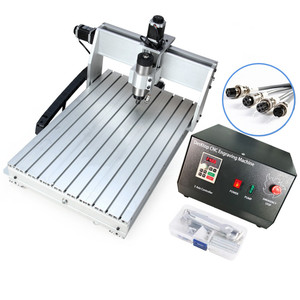 DIY迷你数控路由器6040 3轴800w/1.5kw主轴广告加工机桌面迷你CNC铝钻井机器 - Product Image 1