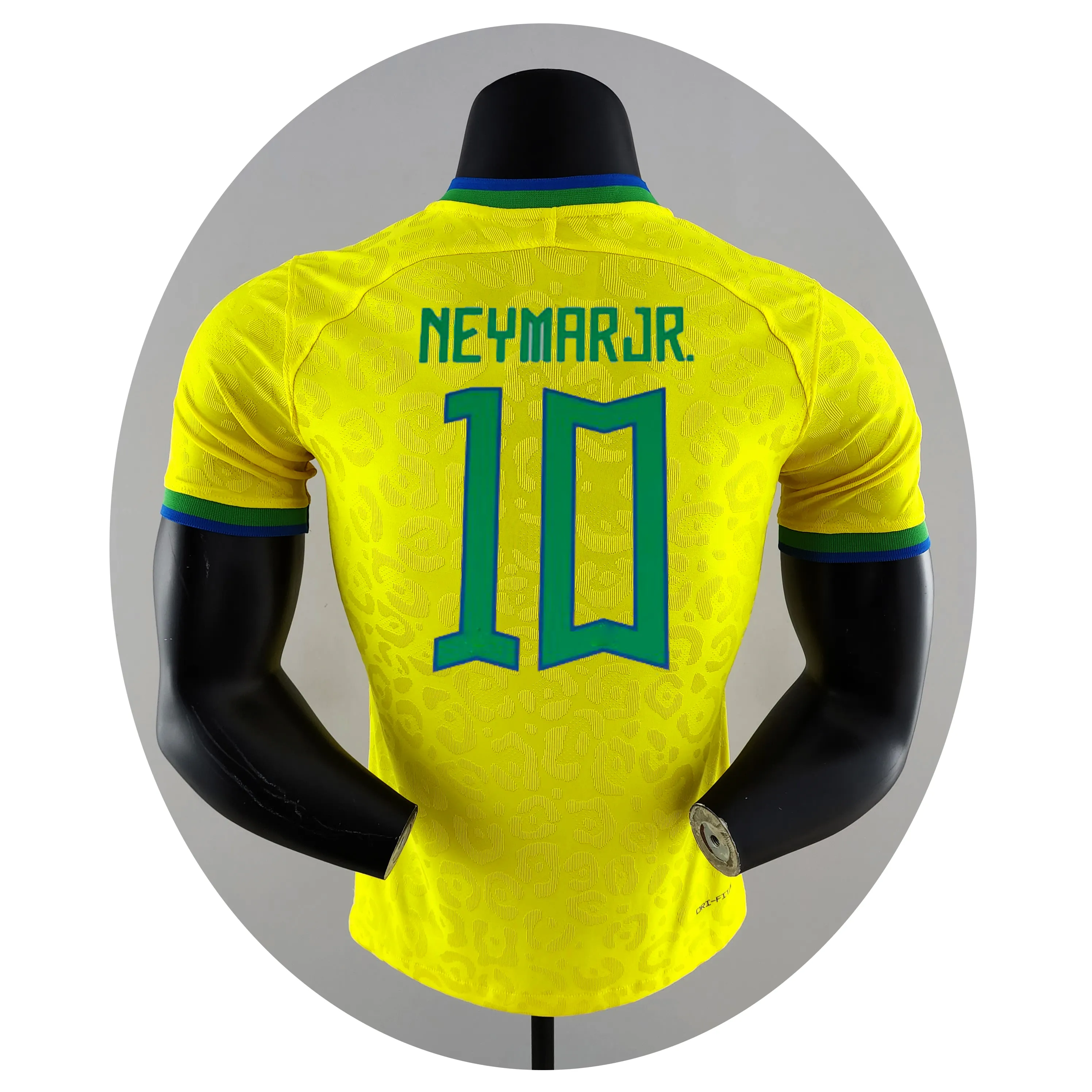 World 2022 all'ingrosso brasile National Team Home shirt Neymar jr Football clothes Custom Jersey thailandia Player Version Cup