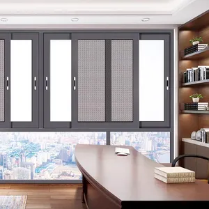 PVCスライディングウィンドウ建物スクリーンウィンドウドアと窓メーカー工場 - Product Image 2