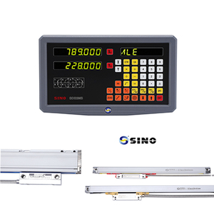 SINO SDS 2MS AC Digital anzeige 100 ~ 240V Magnet waage DRO Kit 2-Achsen KA300 Linear Scale Encoder System für Drehmaschine - Product Image 1