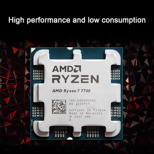 หน่วยประมวลผล AMD Ryzen 7 7700 5.3GHz 8-core 16-Thread 40MB แคชเกม5NM TDP 65W ซ็อกเก็ต AM5การเล่นเกมซีพียูกราฟิกแบบบูรณาการ - Product Image 3