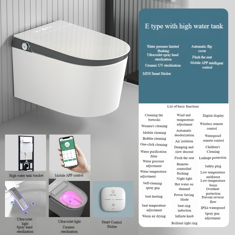 Model E - High water tank