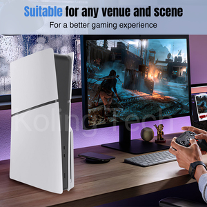 ฝาครอบกันฝุ่นเวอร์ชันใหม่สำหรับคอนโซล PS5แบบบางฮีทซิงค์กันฝุ่นฝาครอบกันฝุ่นสำหรับอุปกรณ์เสริมคอนโซล Playstation 5แบบบาง