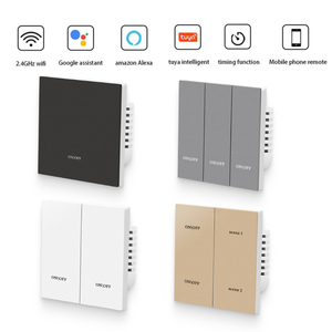 Tuya avrupa standart ZigBee bileşik basma düğmesi anahtar anahtarı-6 Gang (cam Panel) nötr tel N + L 4Gang + 2 sahne gerekir - Product Image 2