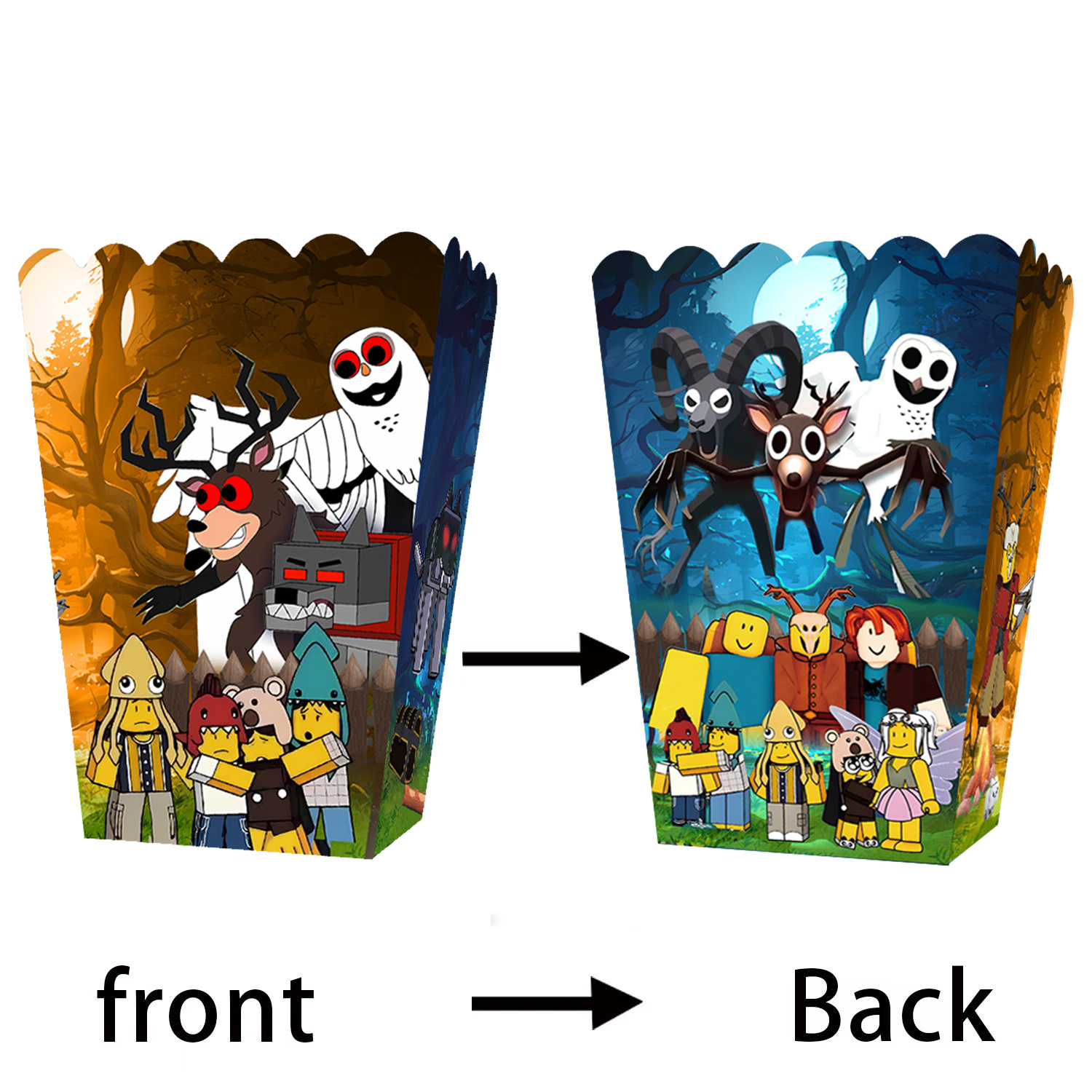 Boîtes à Popcorn 6pcs