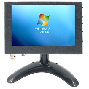12V-24V5インチ小型PCモニターTFTLCDミニコンピューターディスプレイ産業用メタルシェルカラーディスプレイ画面VGA/BNC/AVビデオ入力 - Product Image 1