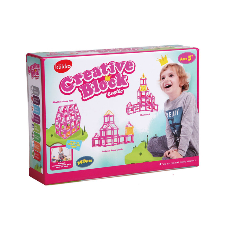 Klikko architectural plastic children rubber deformed 3d block building