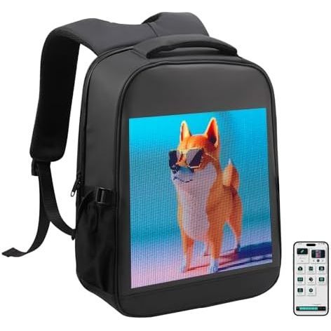Laptop Backpack-black2