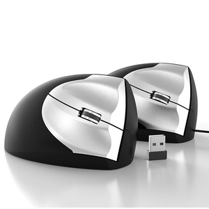 2.4G Wireless verticale verticale ergonomico Mouse braccialetto USB interfaccia della mano destra orientamento per il Computer portatile Desktop uso - Product Image 1