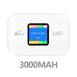 เครือข่ายไร้สายโมเด็มช่วงฮอตสปอต WiFi เราเตอร์4G พร้อมช่องใส่ซิมการ์ดและการ์ด SD สำหรับการเดินทางกลางแจ้ง