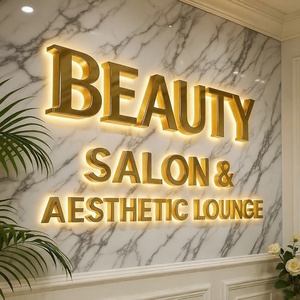 Kinh doanh cửa hàng biểu tượng tùy chỉnh 3D dấu hiệu Chữ kim loại Backlit công ty dấu hiệu kinh doanh trang trí tường 3D dấu hiệu quảng cáo - Product Image 2