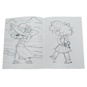 免费样品定制廉价彩色书籍和蜡笔独角兽儿童彩色书籍印刷 - Product Image 4