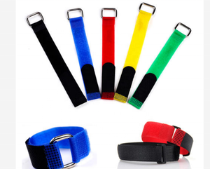 Eco-Friendly Adjustable <strong>Elastic</strong> Self-Adhesive Safety Strap with Injection <strong>Hook</strong> <strong>and</strong> <strong>Loop</strong> Cable Tie Cinch Strap with Tape Pattern - Product Image 5