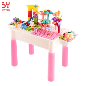 2024 New Children's Building Block <strong>Multi</strong> <strong>Function</strong> Baby's Learning <strong>Table</strong> <strong>Game</strong> Toy <strong>Table</strong> Chair Large Particle Building Block <strong>Table</strong> - Product Image 1