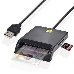 UTHAI X02 USB SIM Smart Card Reader per carte bancarie IC/ID EMV SD TF MMC lettori USB-CCID ISO 7816 per Windows 7 8 10 Linux OS - Product Image 1