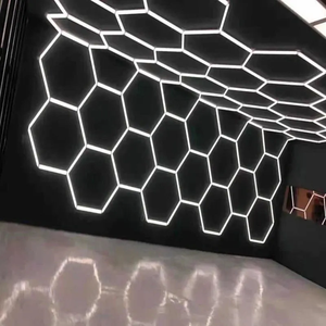 Nahtlose Verbindung Sechseckiges LED-Licht Sechseck LED-Garagen licht Honeycomb Working Hexagon Lights - Product Image 3