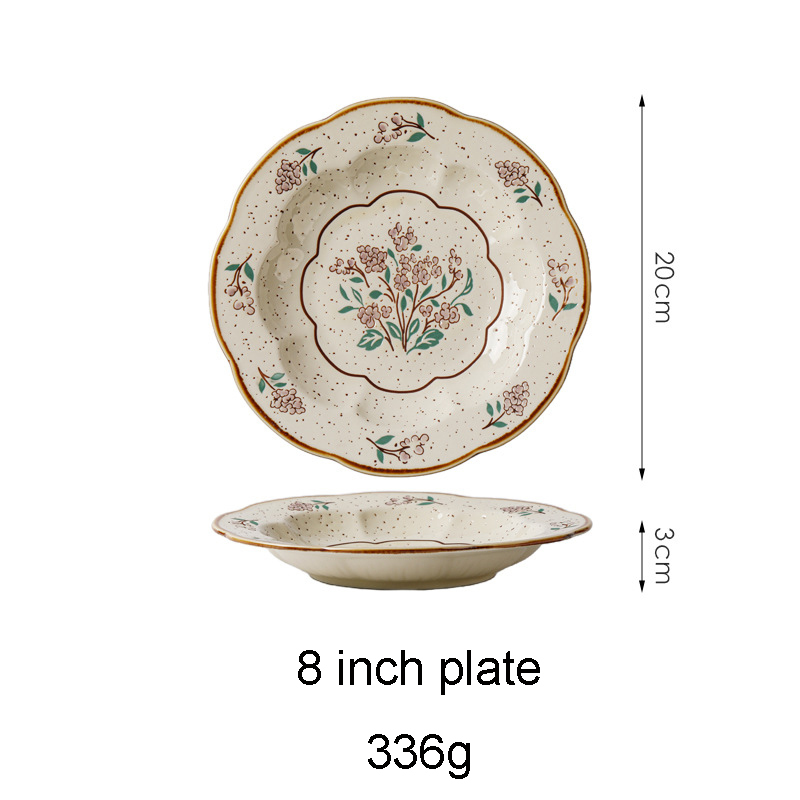 plato de 8 pulgadas