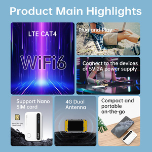Enrutador de red Plery M302 4G, Memoria Flash de 256Mb, indicador AIC8800DW WiFi LTE, compatible con enrutador de bandas 4G - Product Image 2