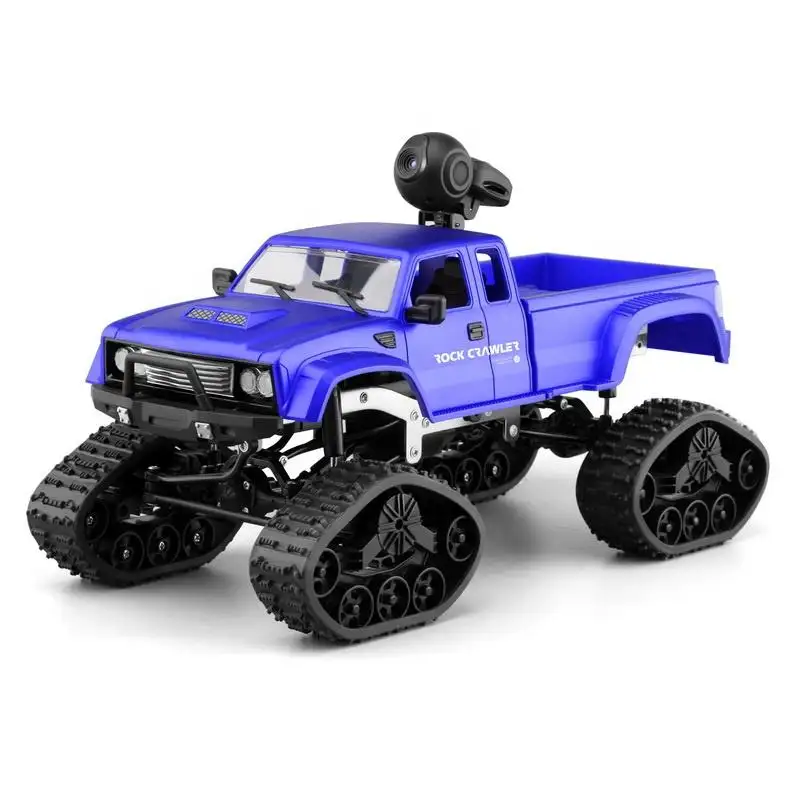 FY002A FY002B 1:16 Remote Control Crawler With WIFI Camera Off-road Military Truck track wheel climbing truck With Headlight