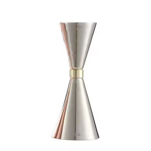 Çift taraflı ruhu Jigger kokteyl Bar Metal ruhu fincan altın yüzük Bartending çok amaçlı kullanım için dayanıklı özelliği - Product Image 3