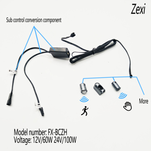 Sensor de movimiento de barrido de mano desmontable DC12V/24V para exhibición de armario, luz LED, interruptor de Sensor de onda de mano IR - Product Image 4