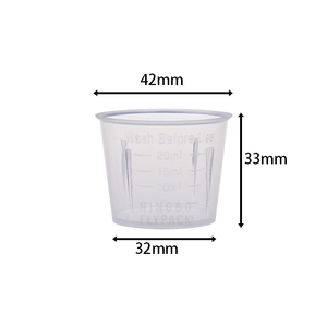 Food Grade Plastic Measuring <strong>Cup</strong> 20ml 30ml Mixing <strong>Cups</strong> With Gradient Scale - Product Image 2
