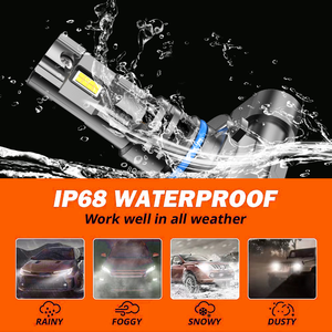 Zongyue ไฟหน้า LED 9005 9005 60W HB3 20000LM ไฟหน้า LED ขนาดเล็ก - Product Image 4