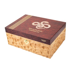 Year of the Snake Limited Edition <strong>2025</strong> Special Snake Top on the <strong>Humidor</strong> 70-80 Cigar. Bottom Embossing Pattern - Product Image 1