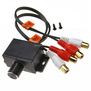 Original Car Power Amplifier Volume Regulator Car Potentiometer <strong>RCA</strong> Header <strong>Input</strong>/<strong>Output</strong> - Product Image 2