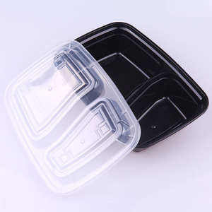 Arrival <strong>Clear</strong> Lid Portable Plastic Lunch <strong>Box</strong> with Multi-Compartments for Smart Watches for <strong>Meal</strong> Prep and Food Packaging - Product Image 4