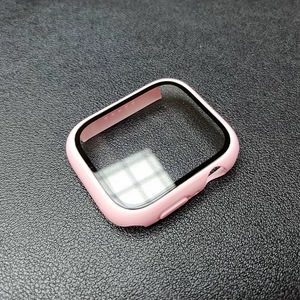 For <strong>Apple</strong> Watch 38 40 42 44 45 49 Mm Liquid Pc With Tempered Glass Protection Cover Case for Iwatch Screen <strong>Fil</strong> - Product Image 4