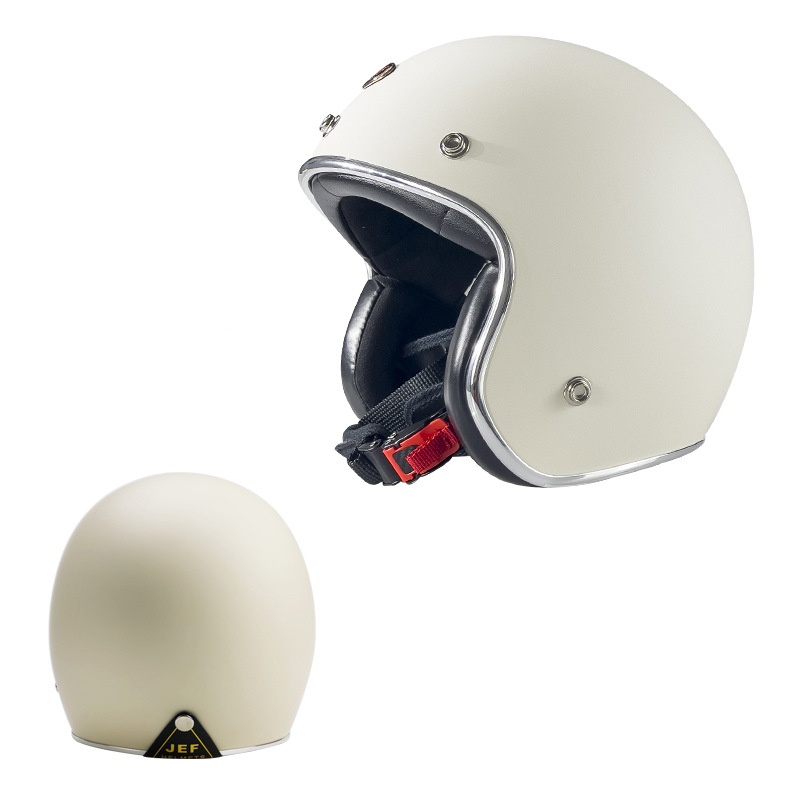 Silver-rimmed Matte White