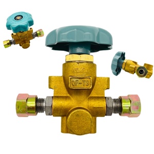 QF-T3 CNG管道阀20MPa DN4天然燃气阀套圈型孔6黄铜制成 - Product Image 1