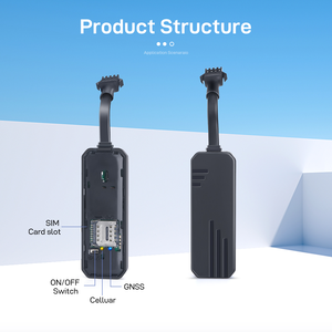 Araba motosiklet için J14 Mini kablolu GPS izci gerçek zamanlı araç takip cihazı filo yönetimi aşırı hız alarmı - Product Image 4