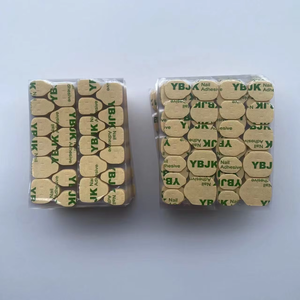 定制Logo印刷文字高品质贴纸假尖指甲胶果冻贴纸持久粘合标签 - Product Image 4