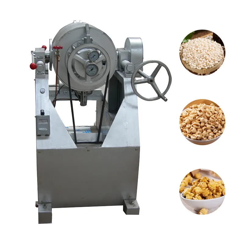 Sıcak hava pirinç tahıl tahıl buğday patlatma haşhaş makinesi