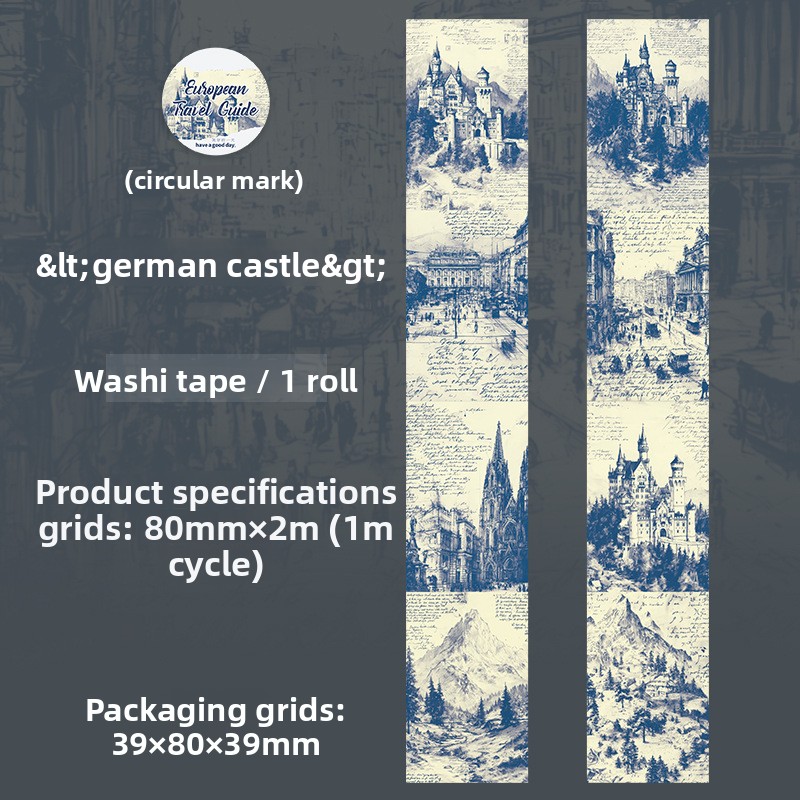 C German Castle-white