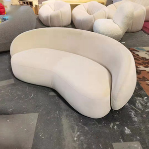 Nhà Máy Trực Tiếp Điều <span class=keywords><strong>Sofa</strong></span> Ánh Sáng Sang Trọng Cao cấp Phòng Khách Modular Cắt Bọt Biển Đầy Trăng Arc <span class=keywords><strong>Set</strong></span> - Product Image 2