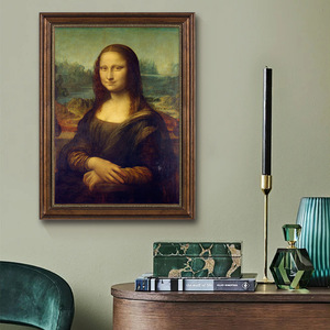 Châu Âu cổ điển Phục Hưng người phụ nữ trang trí công phu Chân Dung <span class=keywords><strong>Davinci</strong></span> Tranh sơn dầu thủ công - Product Image 2