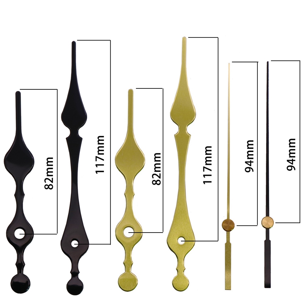 2 pairs of clock hands-7 for 12.5 inches clock