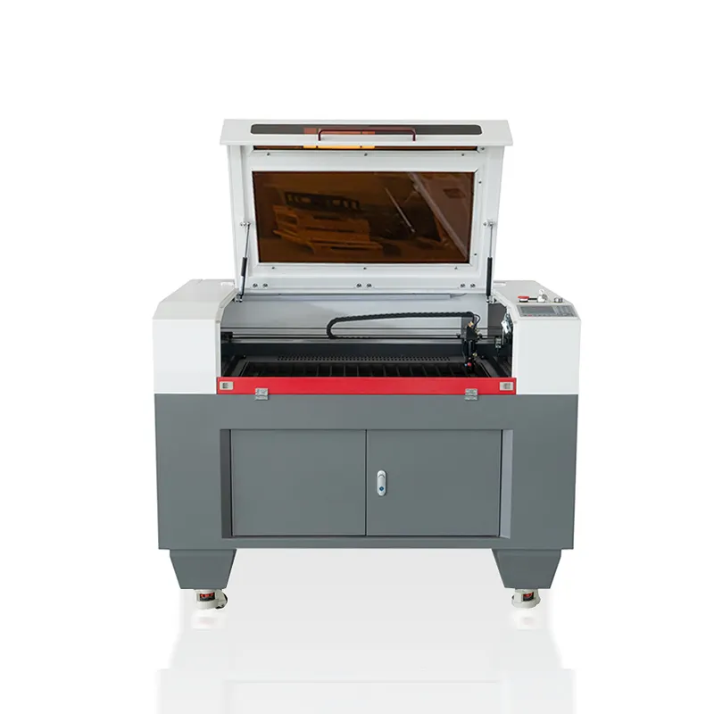 Máquina de gravação a laser rayfine 690 co2 cnc, para papel couro acrílico madeira 960 corte a laser