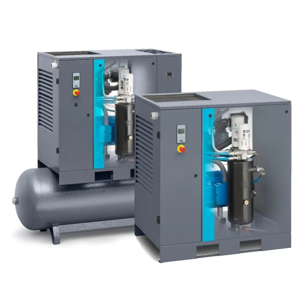 Mesin kompresor Gas portabel, mesin kompresor Gas portabel C2H3F tekanan tinggi 100V 10hp dengan tangki udara