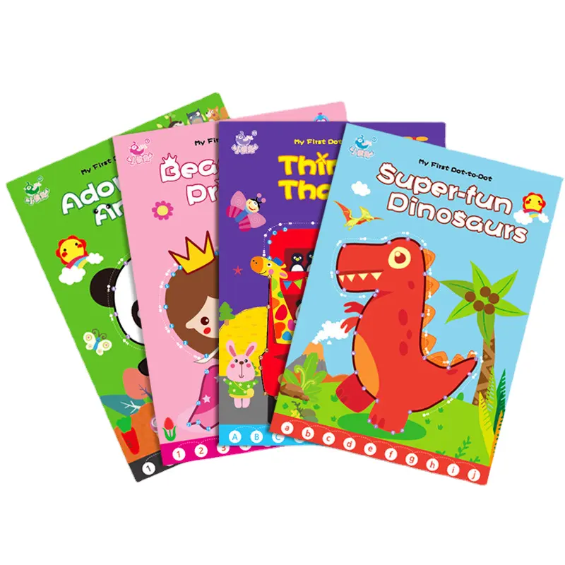 HY ألعاب الطيور الصغيرة والنقاط الرسمية ألوان ألغاز للأطفال من عمر 2-3-6 سنوات عمر الطفل أرقام وأحرف كتاب الرابط