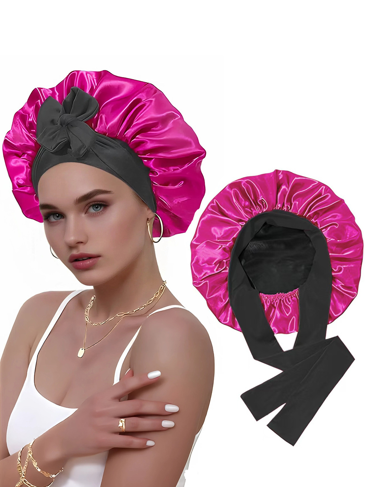 Rose rouge + noir