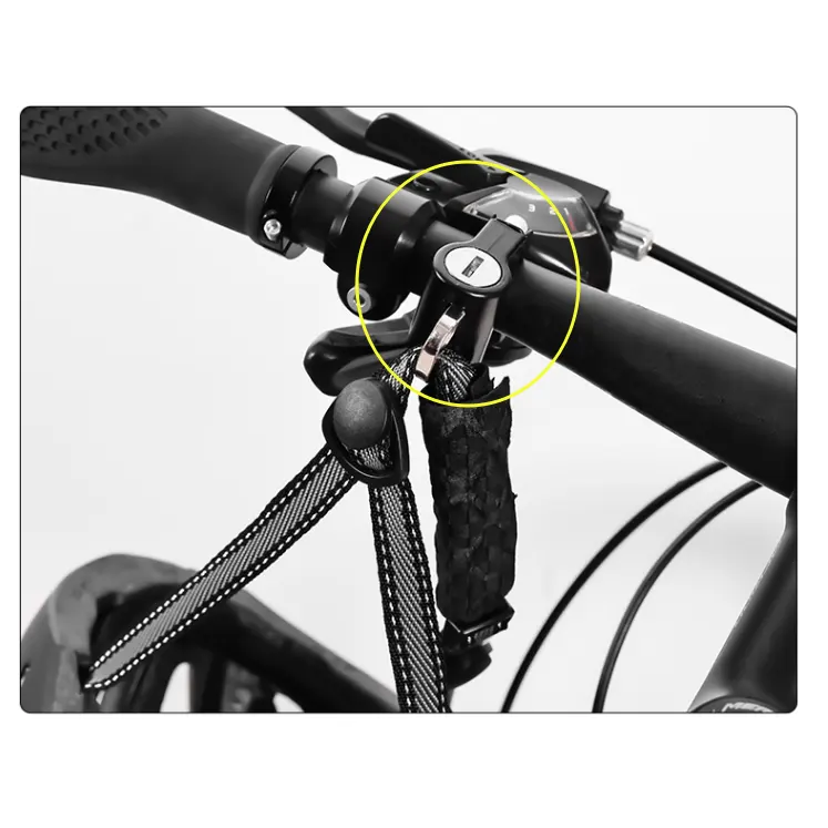 盗難防止電動自転車グリップリングセキュリティロックヘルメット固定アルミロック自転車ヘルメットロック