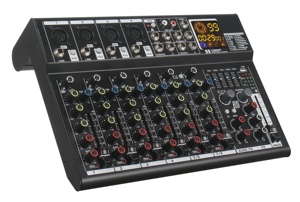 MR600 24 บิต DSP ดิจิตอลเอฟเฟกต์หลายโปรเซสเซอร์ 48V Phantom Power USB เล่นเครื่องผสมเสียงระดับมืออาชีพ - Product Image 3